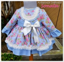 BLUE ROSES Puffball dress mod.233