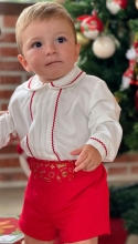 CHRISTMAS RED BOY SUIT NA24-02