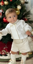 CHRISTMAS STYLE 2 BOY SUIT NA24-05 WITH TIE BOW