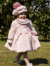 PINK FUR COAT IN24-06